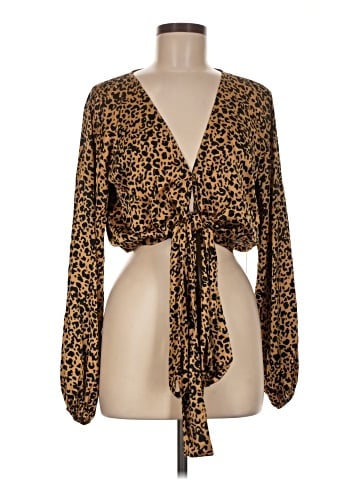 WAYF Long Sleeve Blouse (view 1)