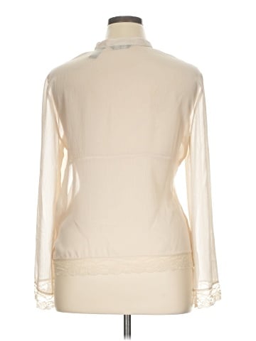 New York & Company Long Sleeve Blouse (view 2)