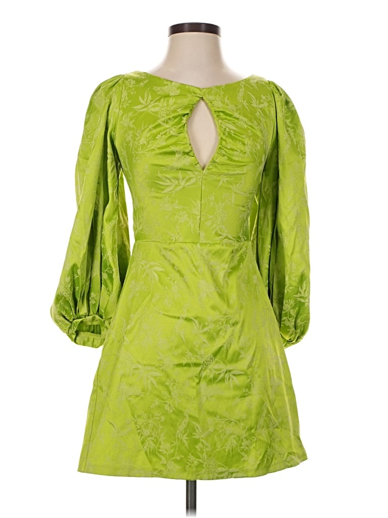 Pre-owned Laagam Cocktail Dress In Green