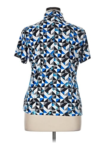 Tail Short Sleeve Blouse (view 2)