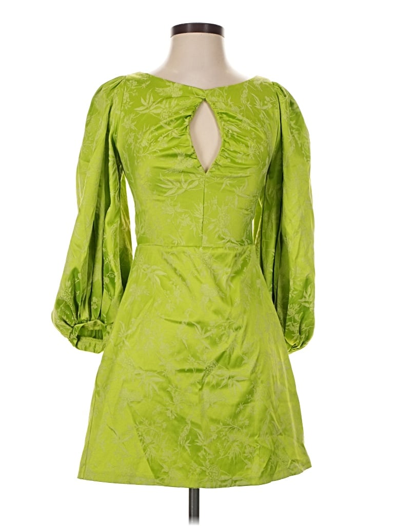 Pre-owned Laagam Cocktail Dress In Green