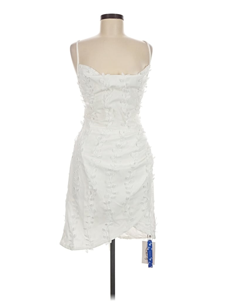 Cider Cocktail Dress In White