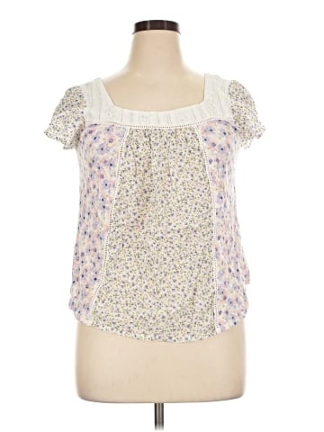 Rewind Short Sleeve Blouse (view 1)