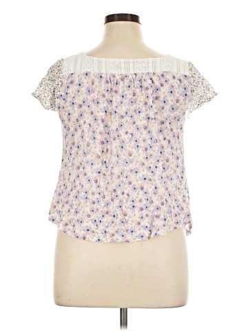 Rewind Short Sleeve Blouse (view 2)