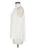 Cache 100% Polyester Ivory Sleeveless Blouse Size M - photo 5