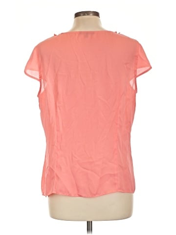 AK Anne Klein Short Sleeve Blouse (view 2)