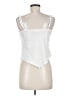 Glam White Sleeveless Blouse Size M - photo 2