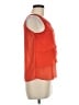 Zara Basic Solid Orange Sleeveless Blouse Size M - photo 4