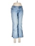 Express 100% Cotton Hearts Blue Jeans Size 4 - photo 1