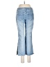 Express 100% Cotton Hearts Blue Jeans Size 4 - photo 2
