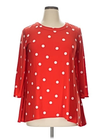 Anne Klein 3/4 Sleeve T-Shirt (view 1)