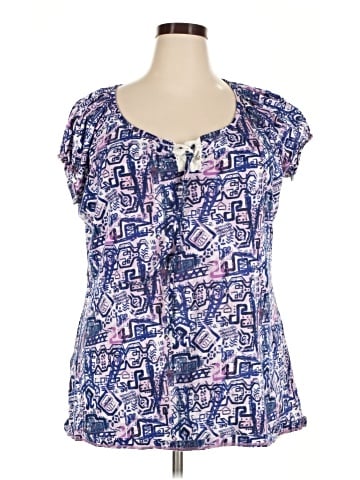 Faded Glory Short Sleeve Blouse (view 1)