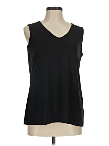 Susan Graver Sleeveless T-Shirt (view 1)