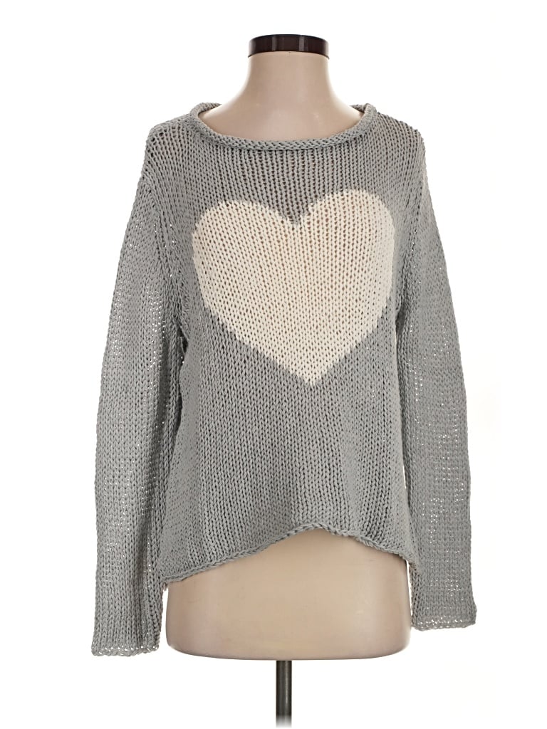 Pre-owned Wooden Ships Pullover Sweater In Gray