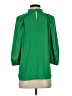 Halogen 100% Polyester Green 3/4 Sleeve Blouse Size S - photo 2