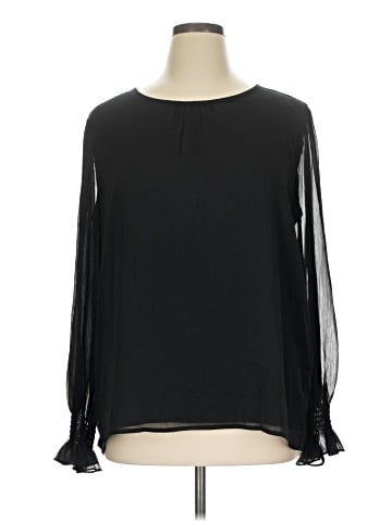 DKNY Long Sleeve Blouse (view 1)