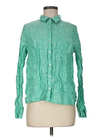 Sigrid Olsen Long Sleeve Button-Down Shirt (view 1)