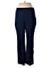 Lands' End 100% Polyester Solid Blue Active Pants Size S - photo 1