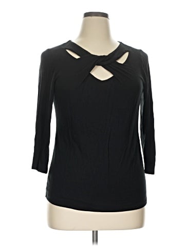 Carmen Carmen Marc Valvo 3/4 Sleeve Top (view 1)