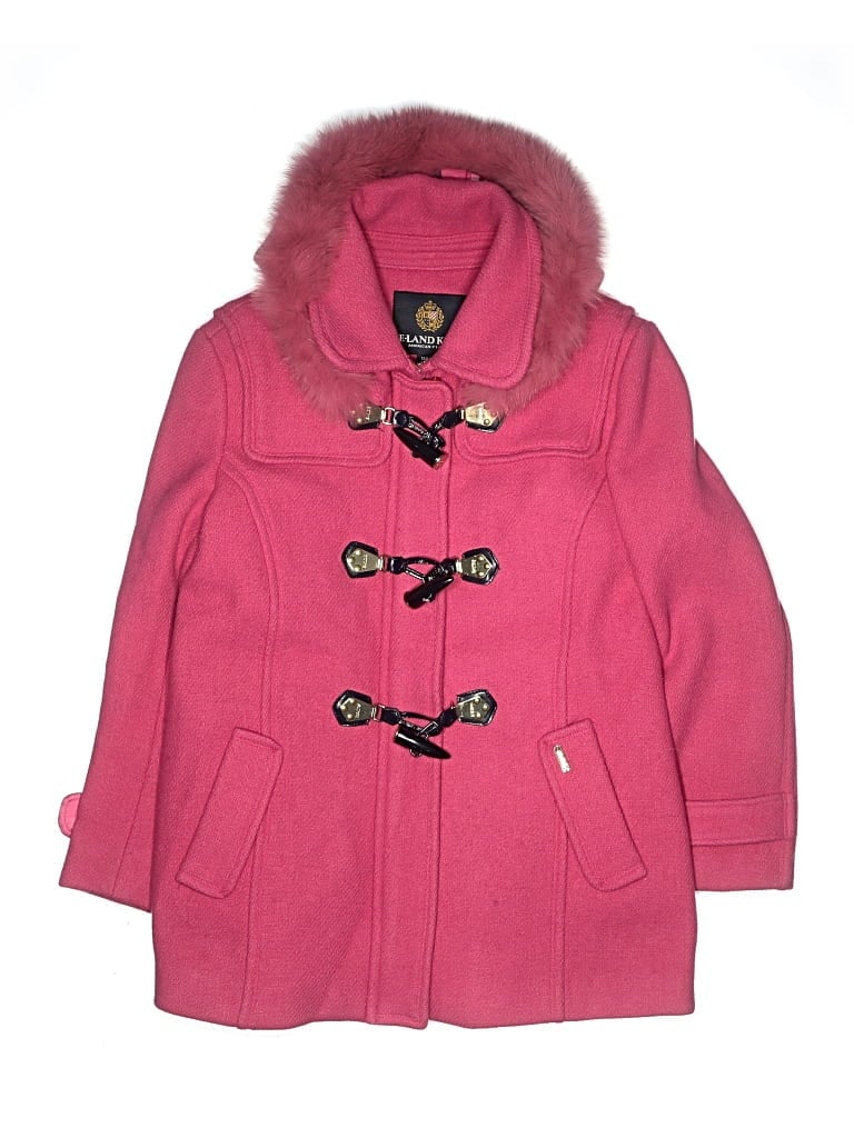 Pre-owned Assorted Brands Kids' Coat In Pink