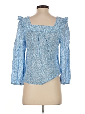 J.Crew Factory Store 3/4 Sleeve Blouse (view 2)