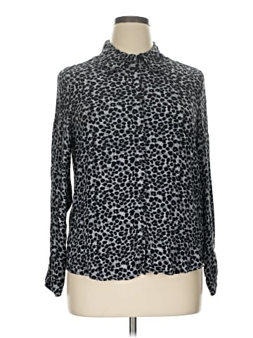 Adrianna Papell Long Sleeve Blouse (view 1)
