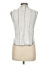 Pol Silver Ivory Sleeveless Blouse Size L - photo 2