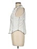 Pol Silver Ivory Sleeveless Blouse Size L - photo 5