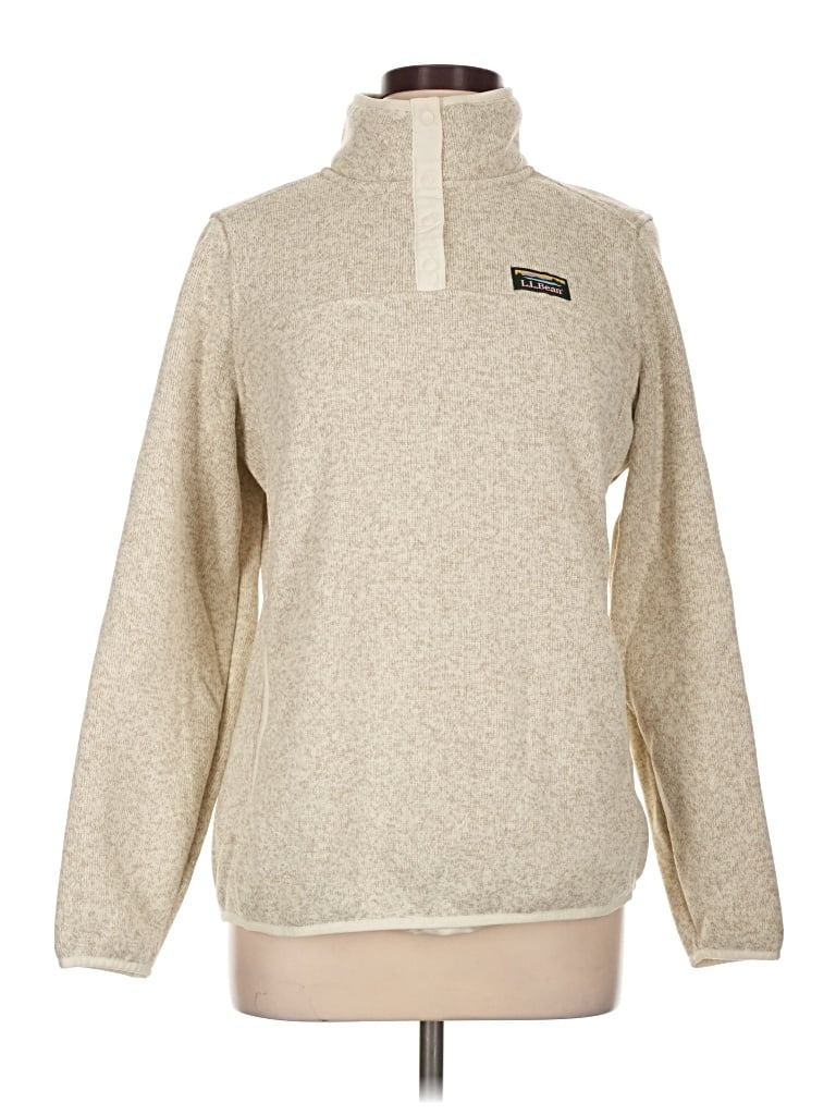 Pre-owned L.l.bean Pullover Sweater In Tan