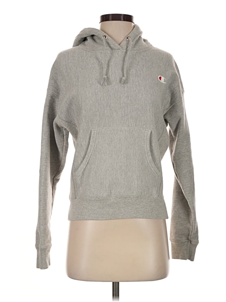 Pre-owned Champion Sweatshirt In Gray