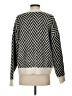 Love Token Chevron-herringbone Silver Pullover Sweater Size S - photo 2