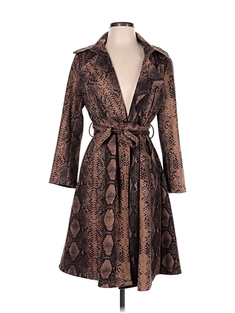 Pre-owned Daisy Trenchcoat In Brown