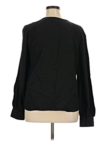 St. John Long Sleeve Silk Top (view 2)