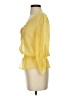 Cache 100% Polyester Yellow 3/4 Sleeve Blouse Size XS - photo 5