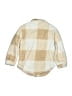 Shein 100% Polyester Plaid Ivory Coat Size 6 - photo 2