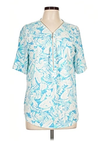 Belle By Kim Gravel Short Sleeve Blouse (view 1)