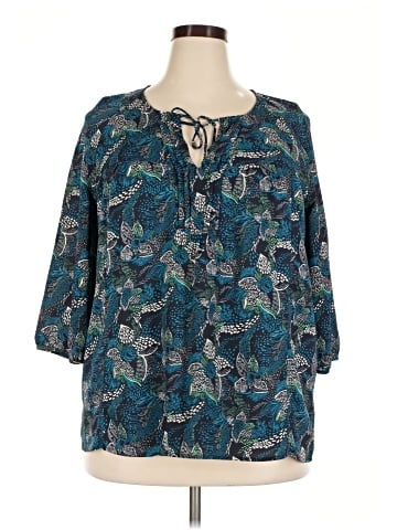Gap Outlet 3/4 Sleeve Blouse (view 1)
