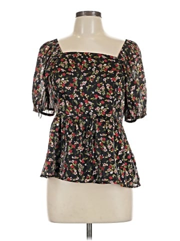 LC Lauren Conrad Short Sleeve Blouse (view 1)