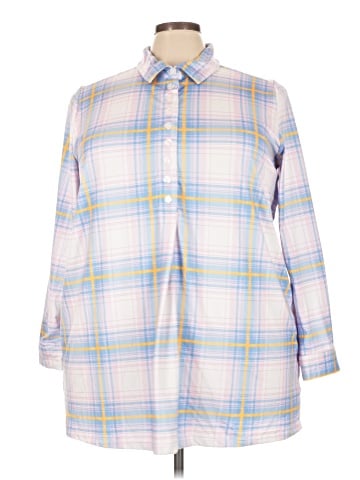 Woman Within 3/4 Sleeve Blouse (view 1)