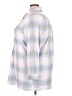 Woman Within Plaid Blue 3/4 Sleeve Blouse Size 22 - 24 - photo 5
