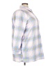 Woman Within Plaid Blue 3/4 Sleeve Blouse Size 22 - 24 - photo 4