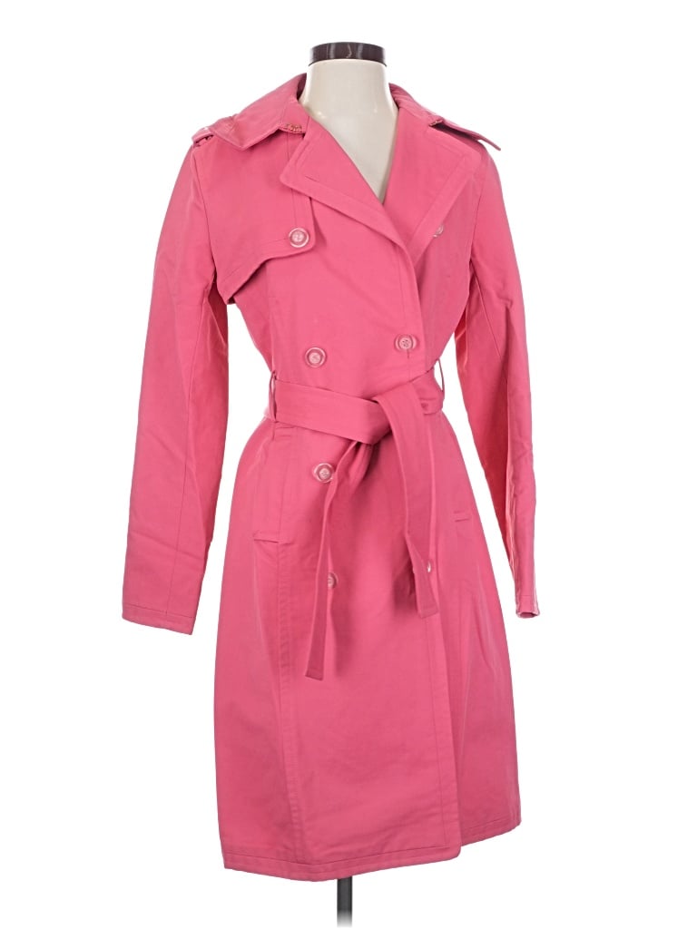 Pre-owned Express Design Studio Trenchcoat In Pink