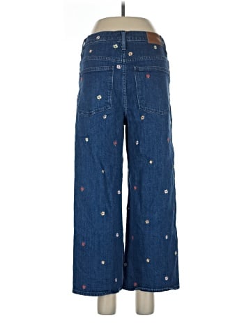 Madewell Wide-Leg Crop Jeans: Confetti Floral Embroidered Edition (view 2)
