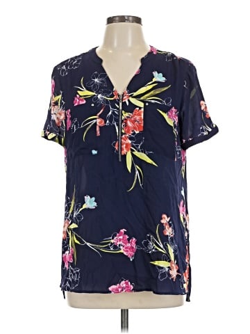 Apt. 9 Short Sleeve Blouse (view 1)