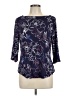 Apt. 9 Blue 3/4 Sleeve Blouse Size L - photo 1