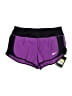 Nike 100% Polyester Color Block Purple Athletic Shorts Size S - photo 1