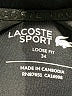 Lacoste Black Track Jacket Size L - photo 6