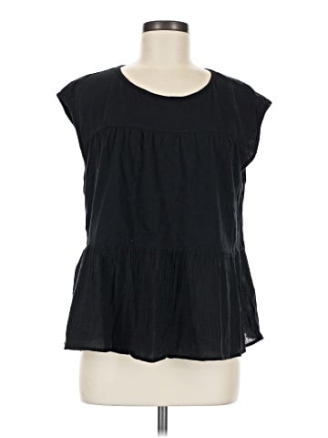 Velvet Sleeveless Blouse (view 1)