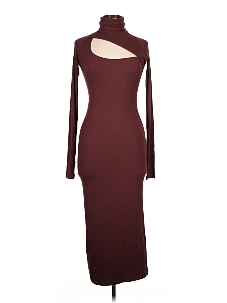 Pre-owned Alix Nyc Cocktail Dress In Burgundy