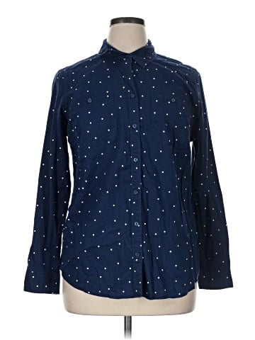 St. John's Bay Long Sleeve Button-Down Shirt (view 1)